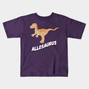 Fun Allosuarus Dinosaur Design Kids T-Shirt